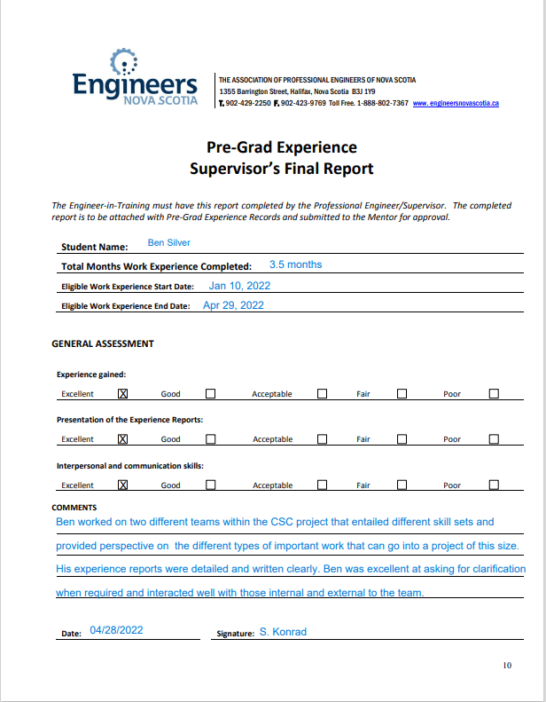 Lockheed Martin — Pre-Grad Experience Form