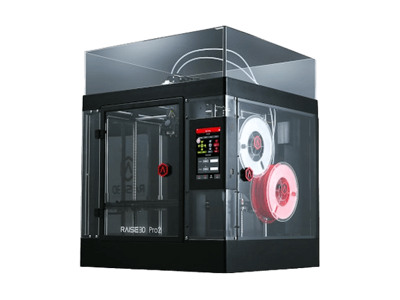 Array of 10 Raise3D Pro2 printers