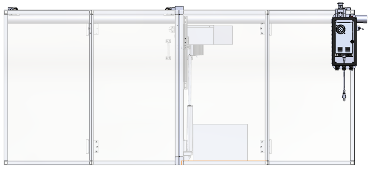 Hydroponic herb harvester — CAD detail