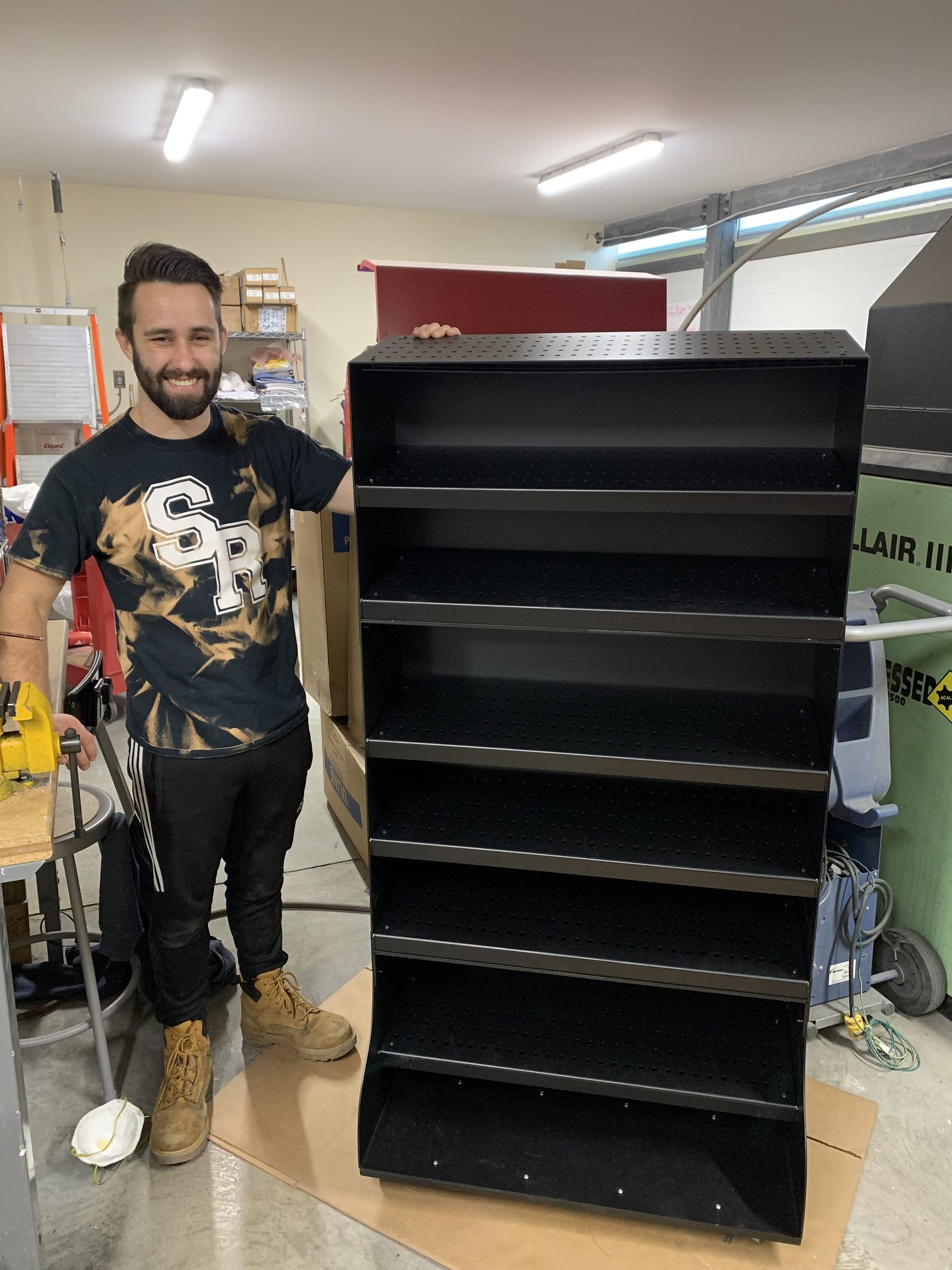 PEM tool shelving — detail